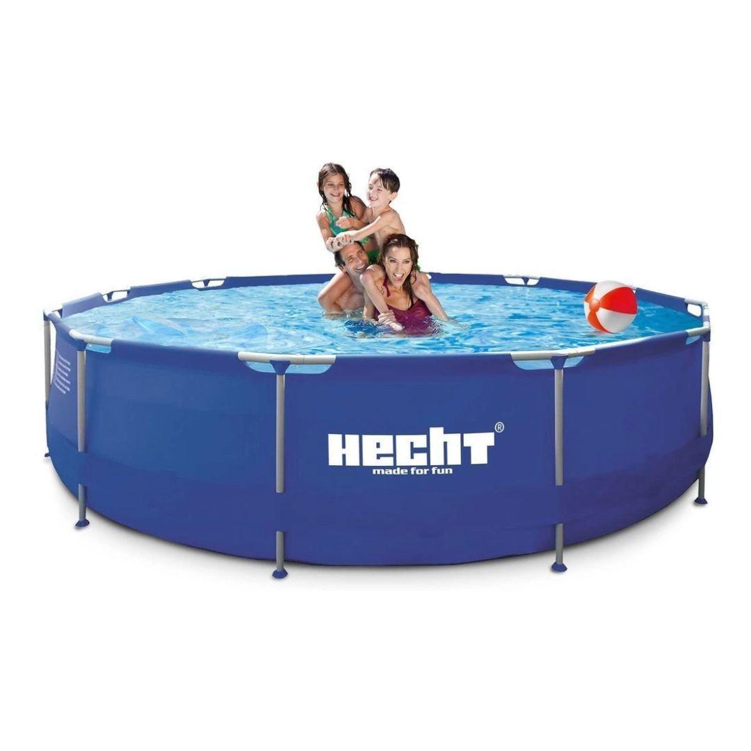 Басейн 360х76 каркасний 6125л Hecht круглий 3690 Bluesea