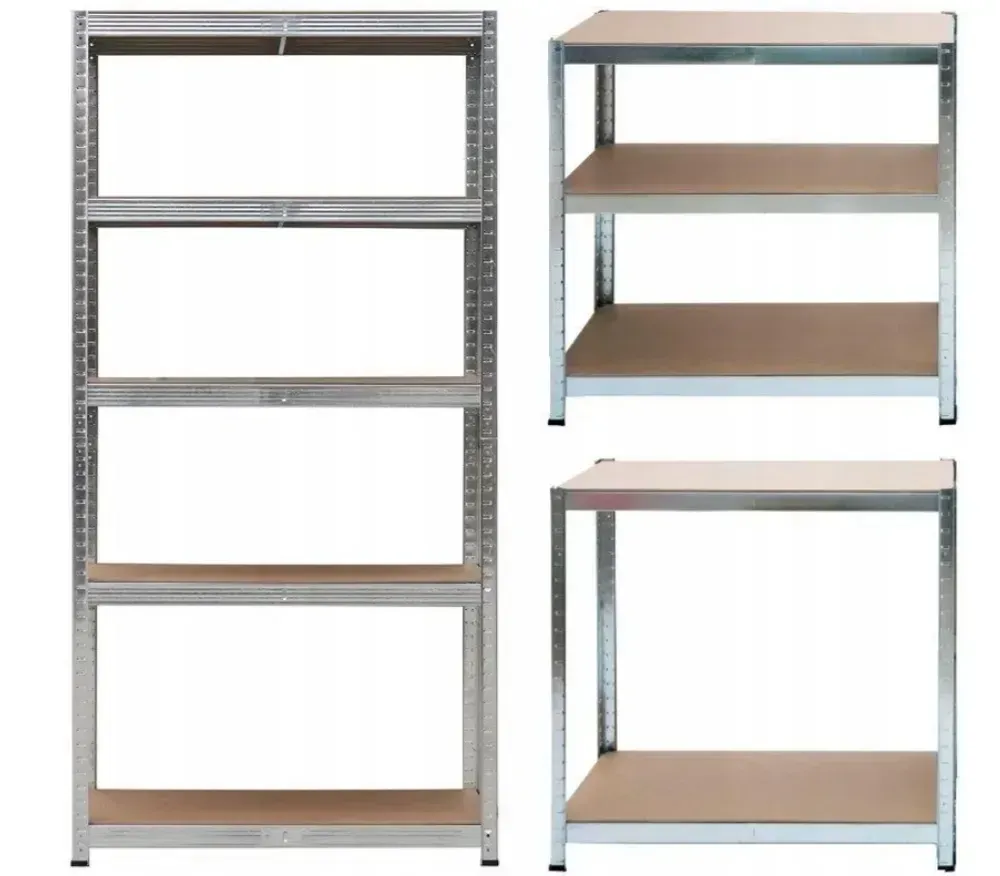 Металевий стелаж EXPAND  RM05 5 полиць 150×75×30 см – вантажність 875 кг, для комори, гаража та підвалу