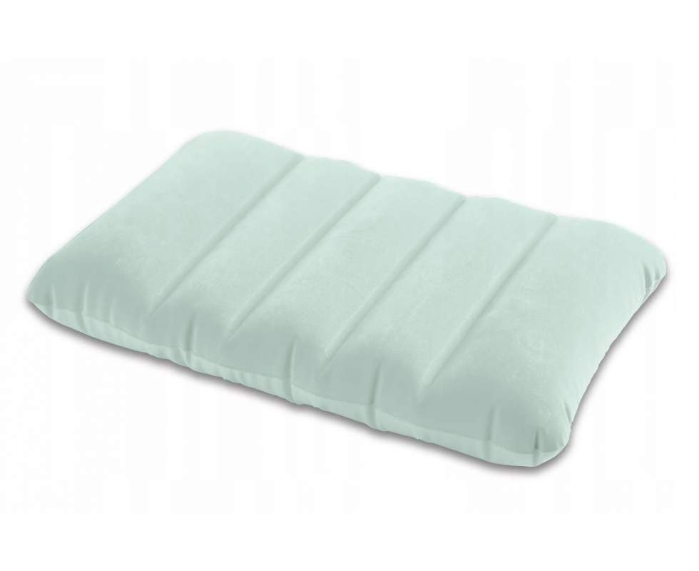 Надувна подушка Intex 68676-turquoise (43 x 28 x 9см) бірюзова