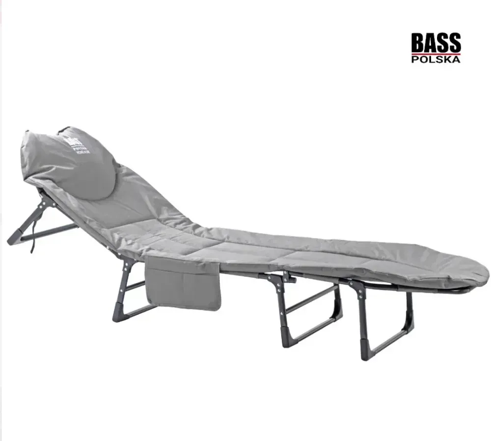 Туристичне складне ліжко Bass Polska BH 31008, військове польове розкладне ліжко